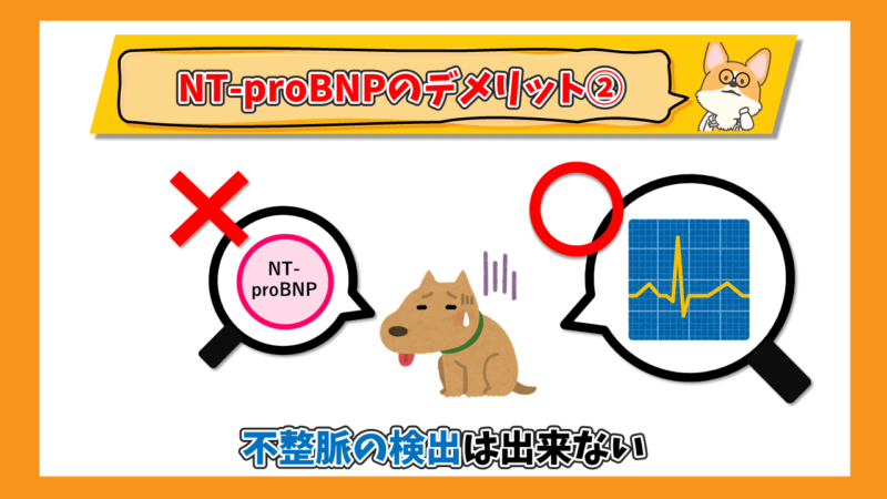 NT-proBNPのデメリット②不整脈の検出はできない