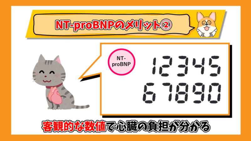 猫のNT-proBNPのメリット②数値で分かる
